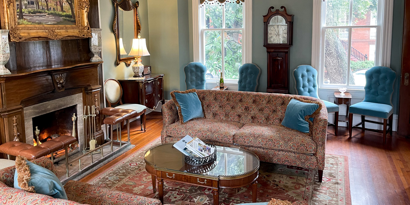 Parlor at The Eliza Thompson House